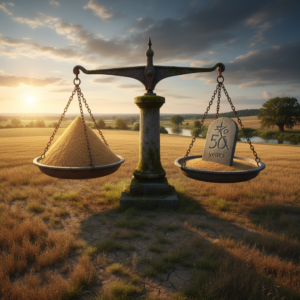 50 lat użytkowania ziemi: ile waży jej plon?